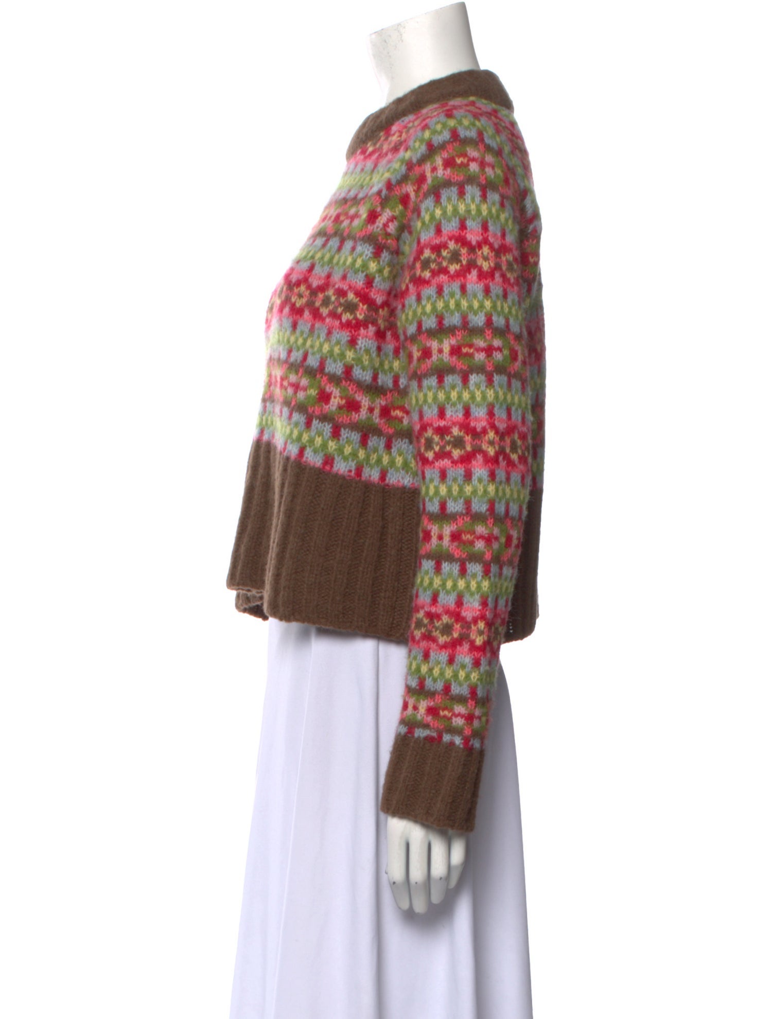 Smythe Alpaca Printed Sweater