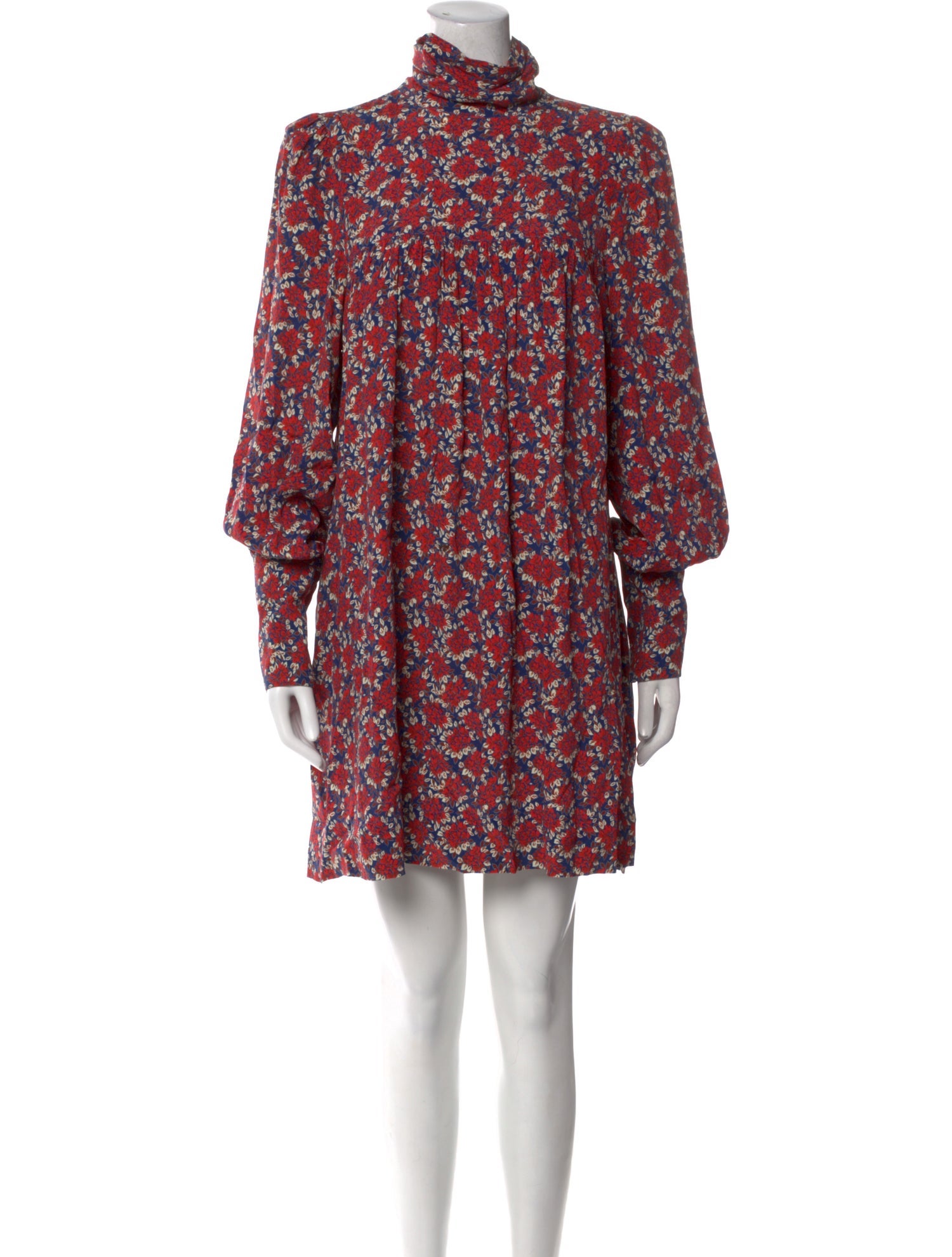 Smythe Floral Print Mini Dress