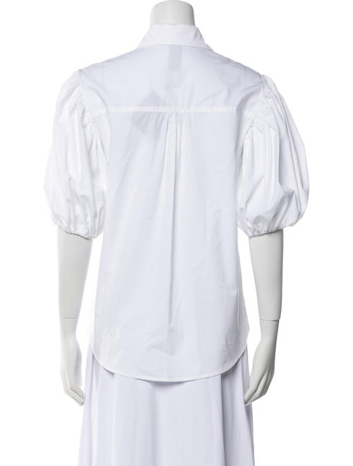 Smythe Three-Quarter Sleeve Button-Up Top
