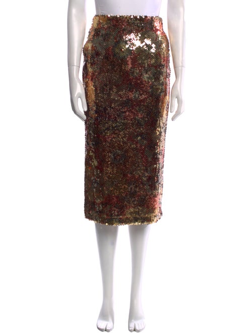 Smythe Printed Midi Length Skirt