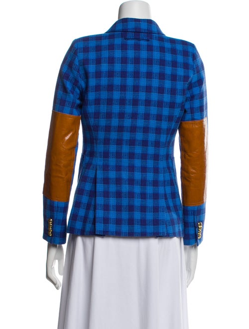 Smythe Plaid Print Blazer