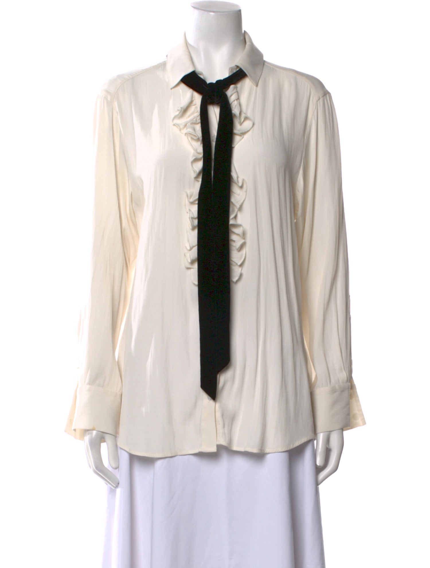 Smythe Long Sleeve Button-Up Top