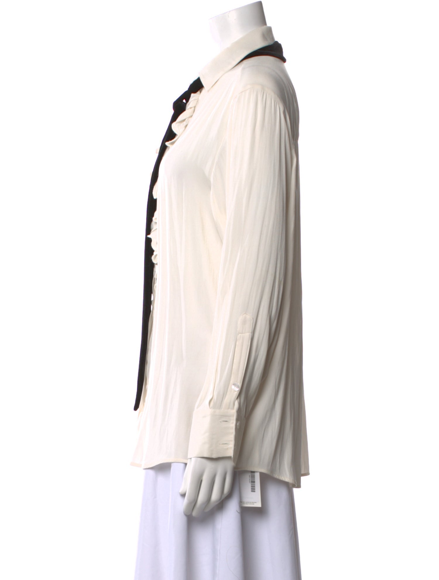 Smythe Long Sleeve Button-Up Top