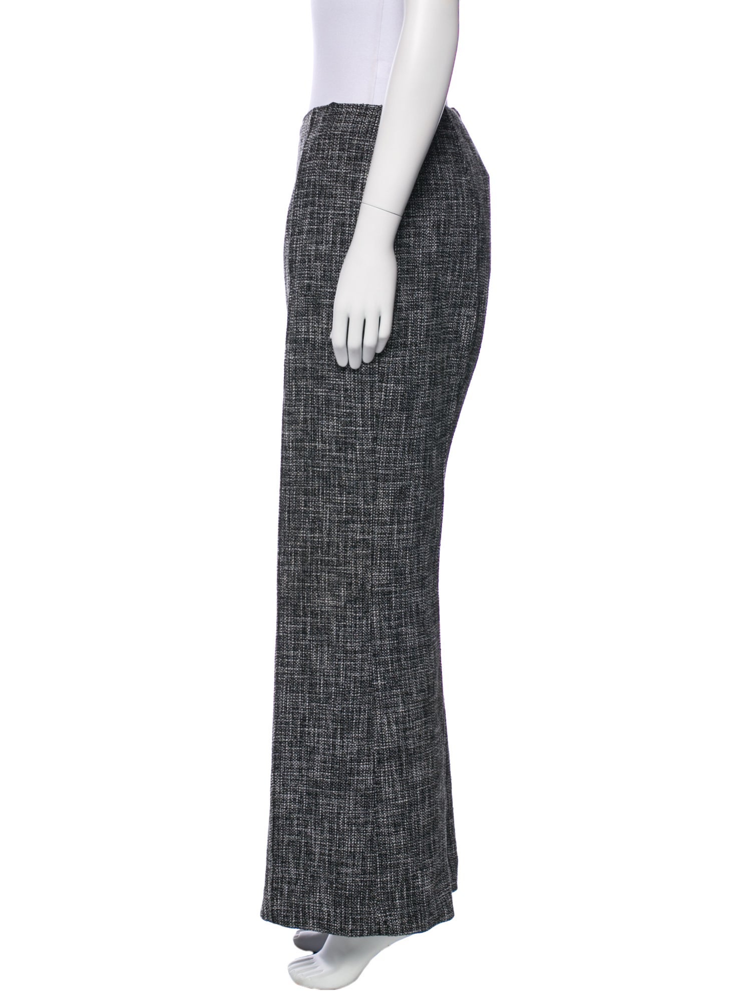 Smythe Tweed Pattern Wide Leg Pants