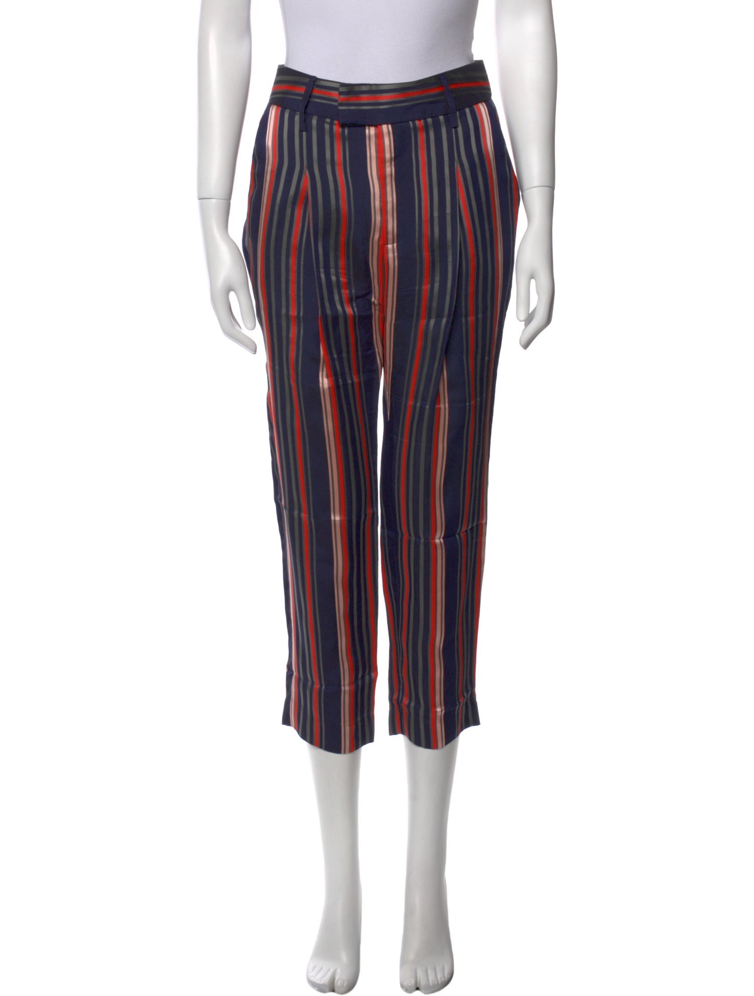 Smythe Striped Straight Leg Pants