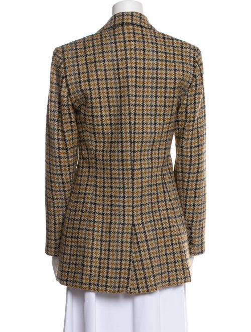 Smythe Wool Plaid Print Blazer