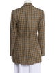Smythe Wool Plaid Print Blazer