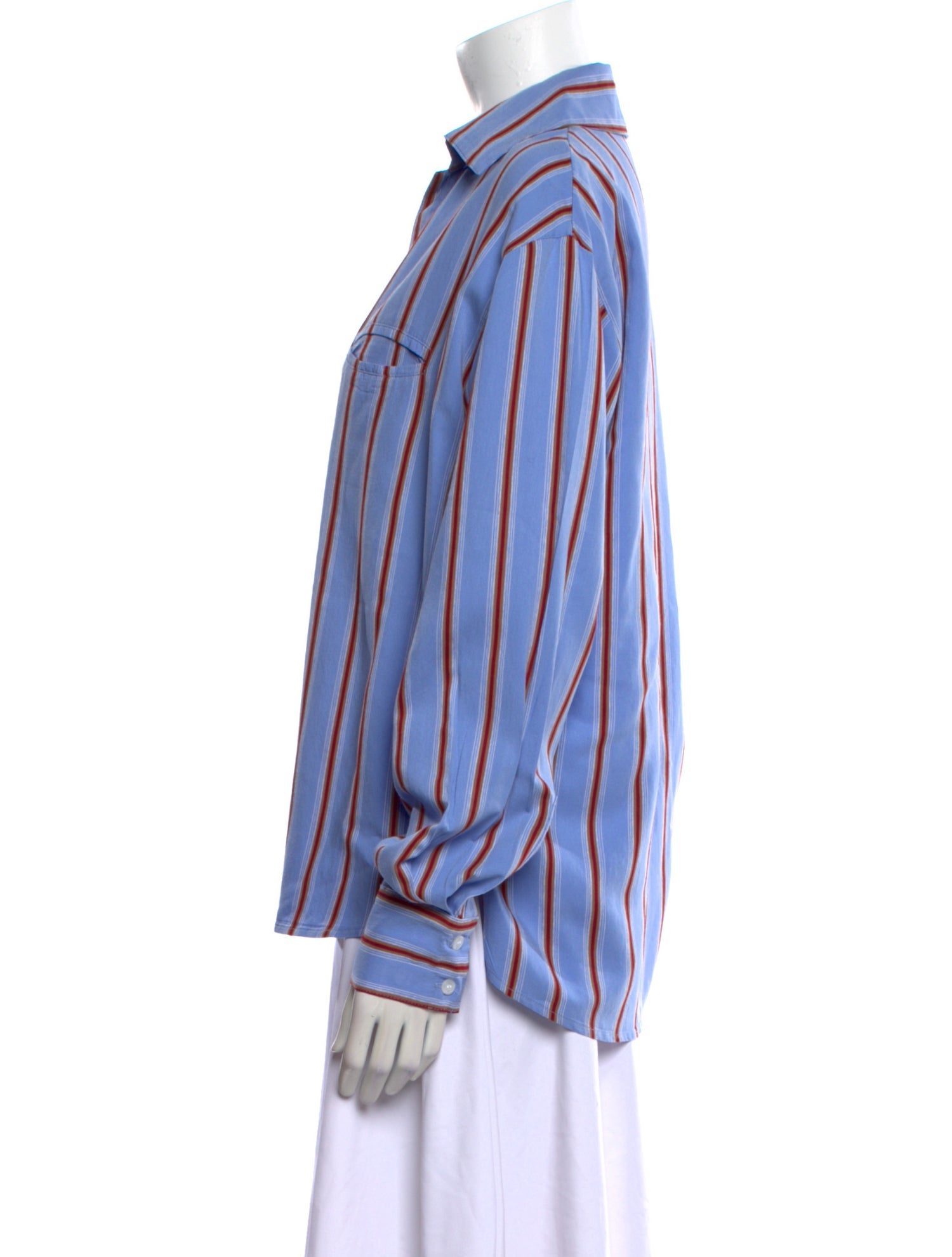 Smythe Striped Long Sleeve Polo