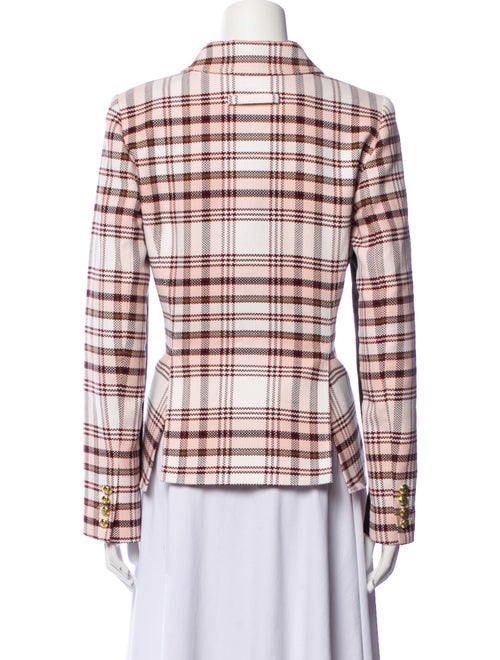 Smythe Plaid Print Blazer
