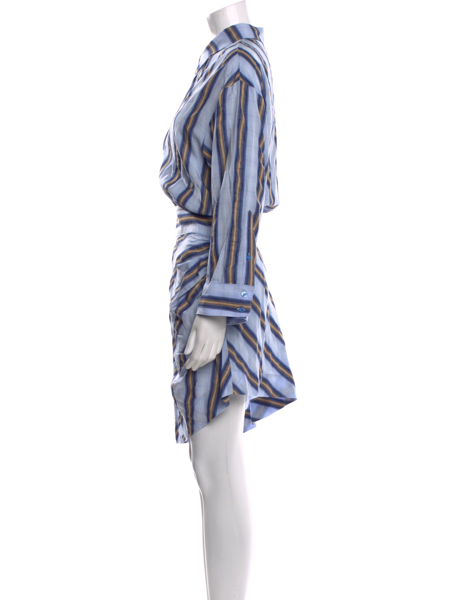 Smythe Striped Knee-Length Dress