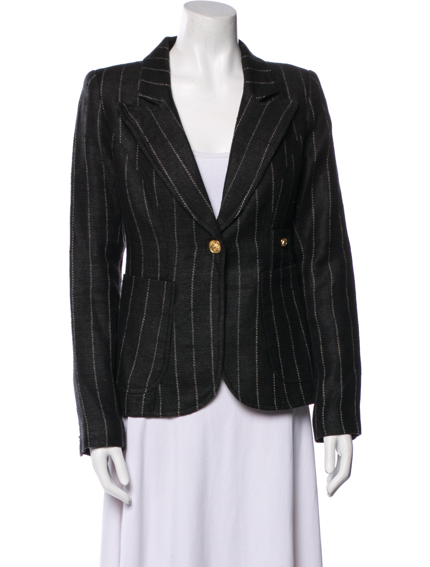 Smythe Linen Striped Blazer