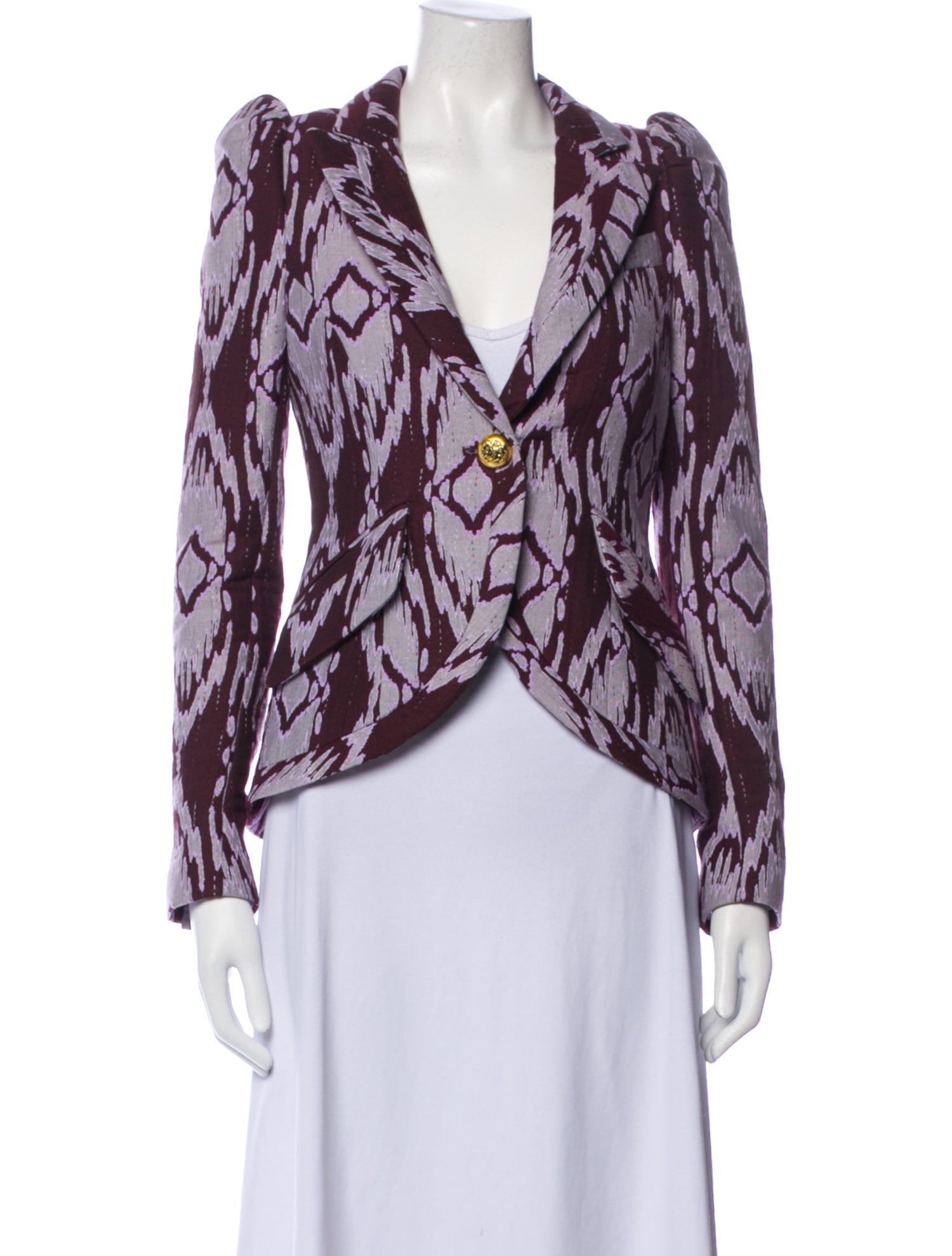 Smythe Printed Evening Jacket w/ Tags