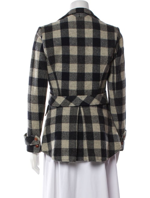 Smythe Wool Plaid Print Blazer