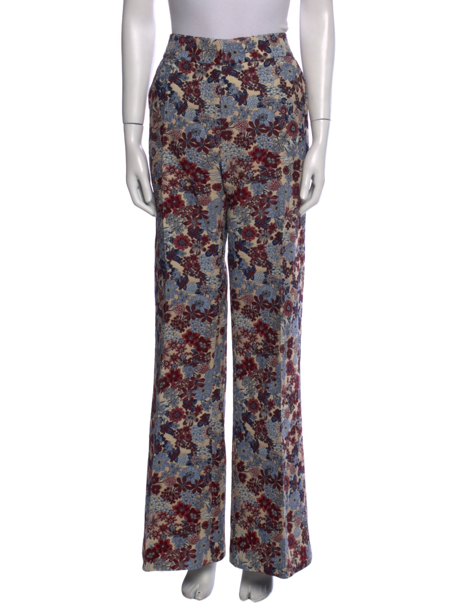 Smythe Floral Print Wide Leg Pants w/ Tags