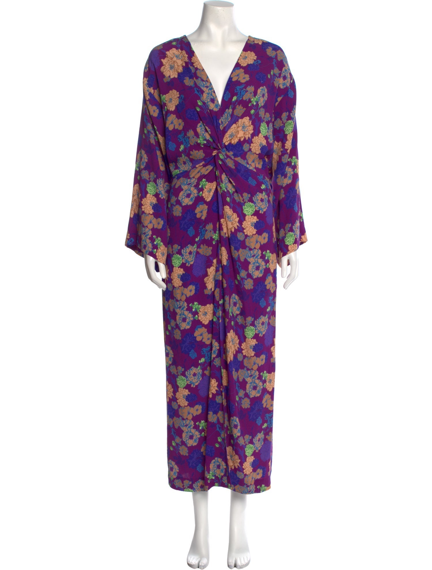 Smythe Floral Print Long Dress