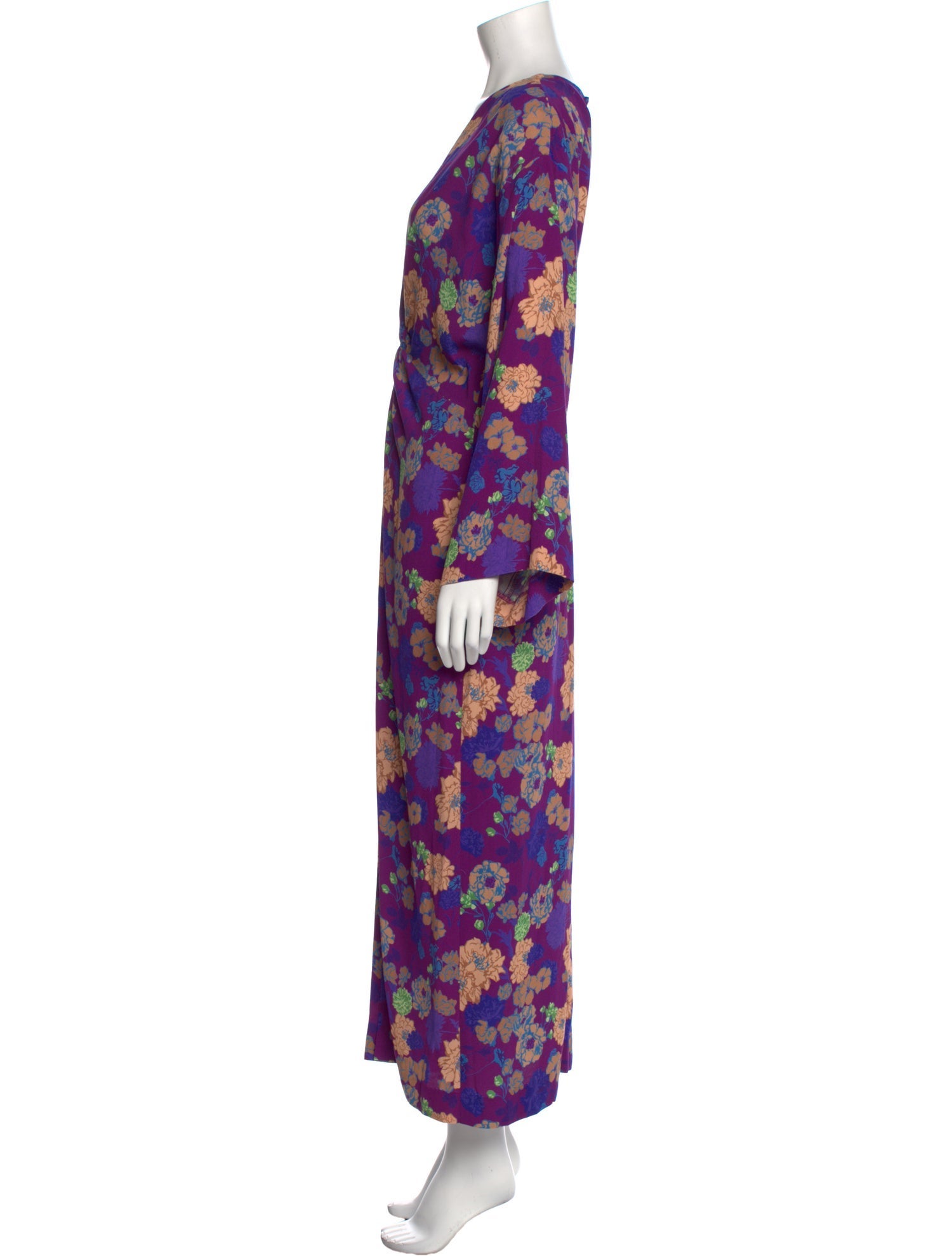 Smythe Floral Print Long Dress