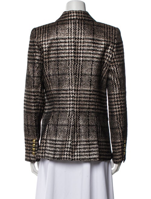 Smythe Plaid Print Blazer