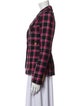 Smythe Wool Plaid Print Blazer