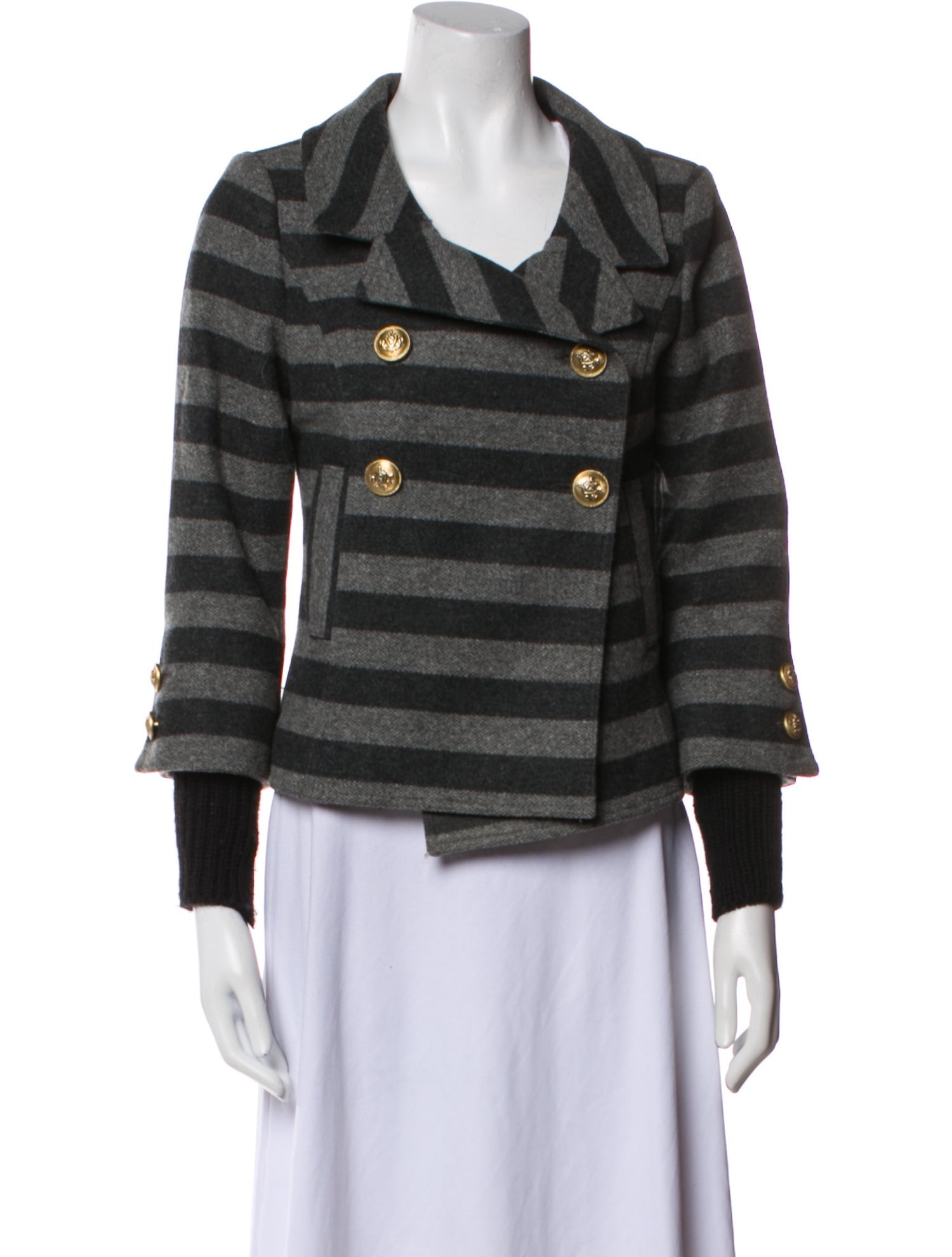 Smythe Virgin Wool Striped Jacket