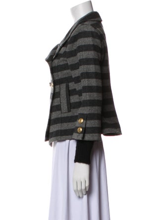 Smythe Virgin Wool Striped Jacket