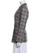 Smythe Wool Plaid Print Blazer