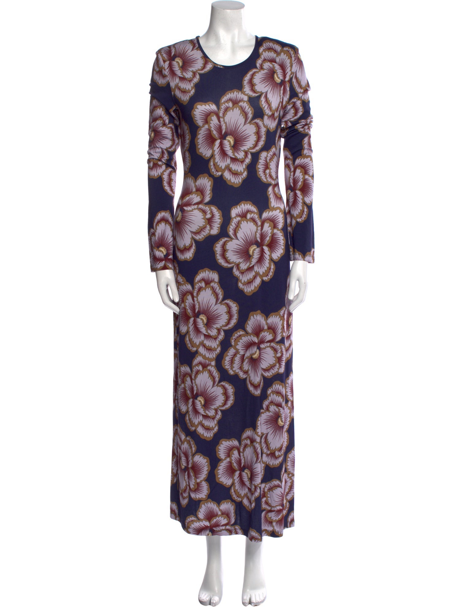 Smythe Floral Print Long Dress