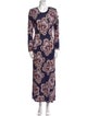 Smythe Floral Print Long Dress