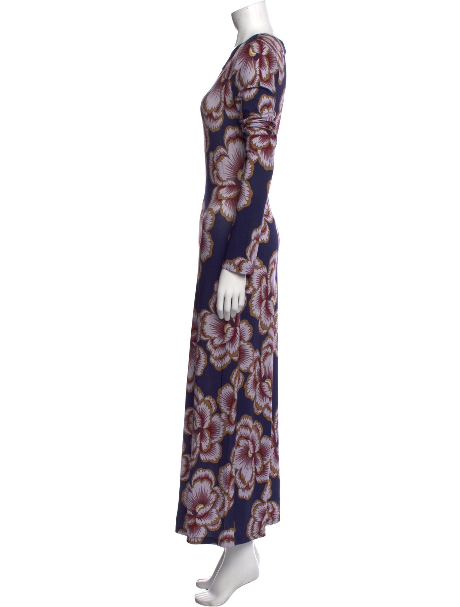 Smythe Floral Print Long Dress