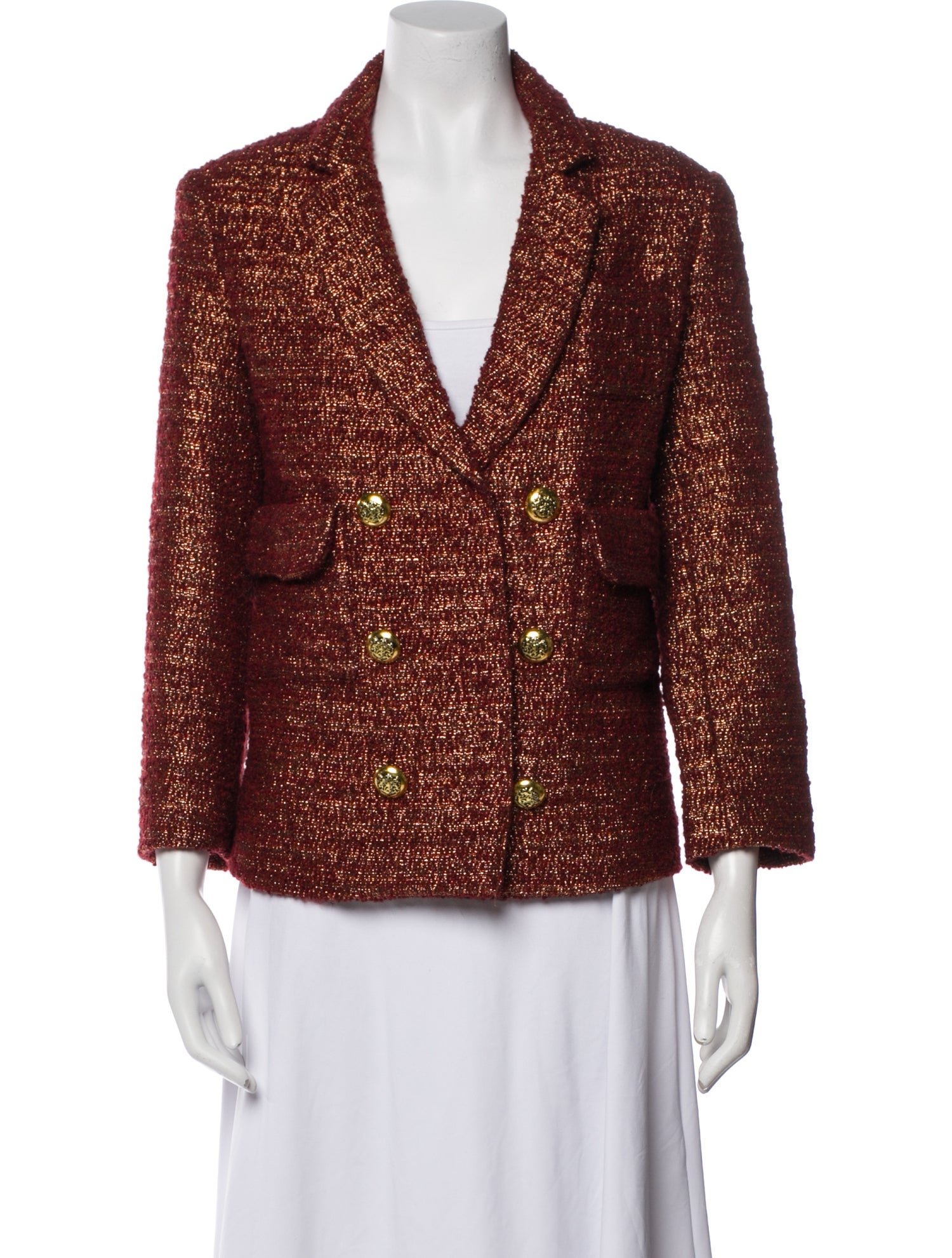 Smythe Wool Tweed Pattern Blazer