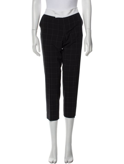 Smythe Plaid Print Straight Leg Pants