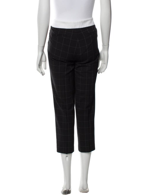 Smythe Plaid Print Straight Leg Pants