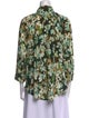 Smythe Floral Print Three-Quarter Sleeve Blouse