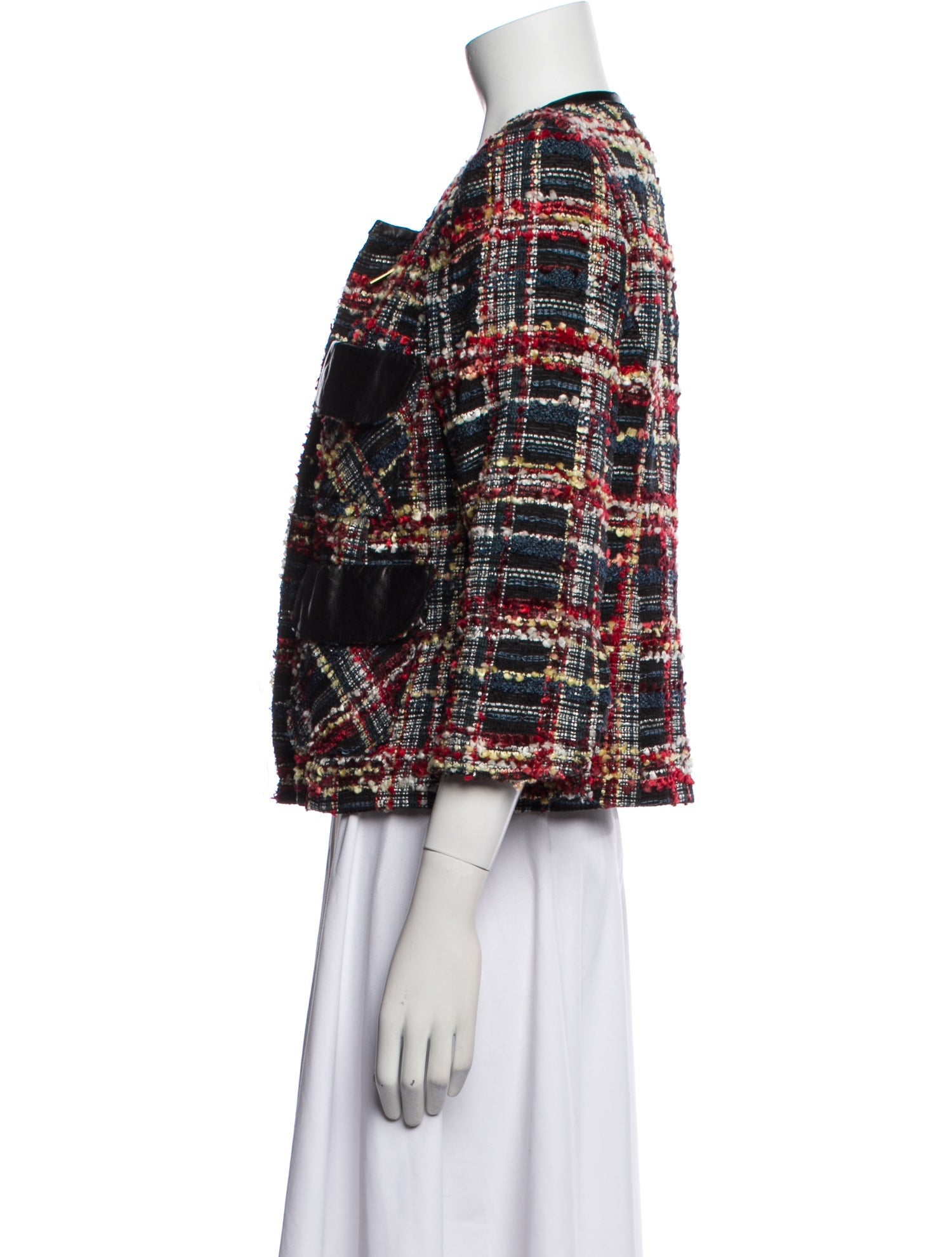 Smythe Plaid Print Evening Jacket