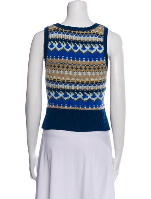 Smythe Striped Scoop Neck Top