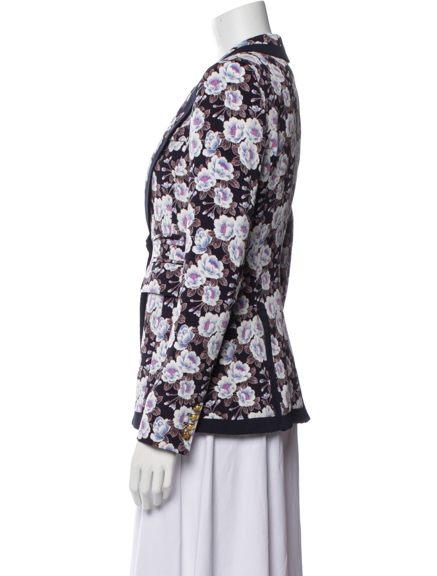 Smythe Floral Print Blazer