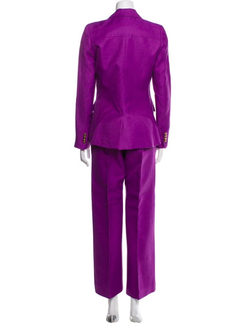 Smythe Linen Pleated Accents Pantsuit