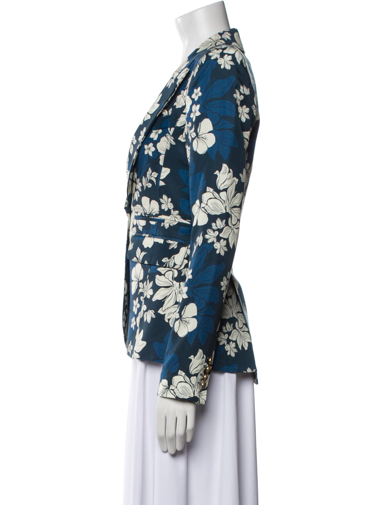 Smythe Floral Print Blazer