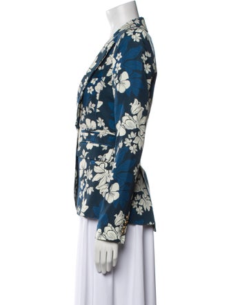 Smythe Floral Print Blazer