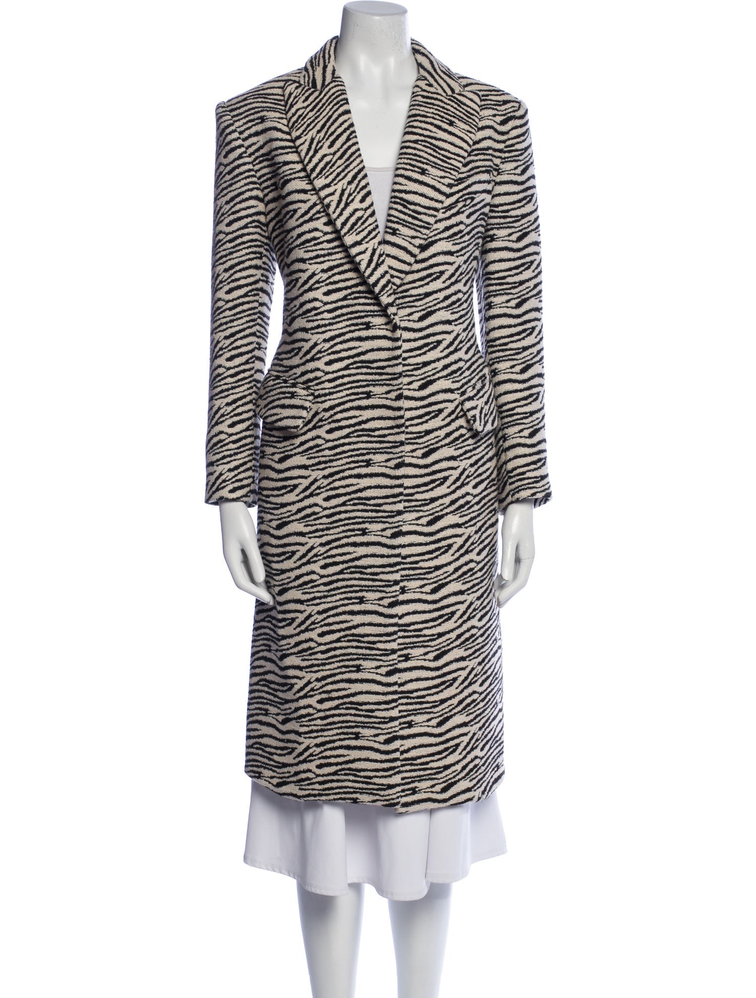 Smythe Animal Print Trench Coat