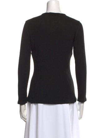 Smythe Scoop Neck Long Sleeve Top