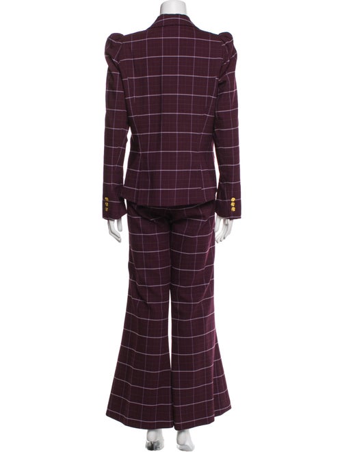 Smythe Plaid Print Pant Set