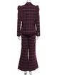 Smythe Plaid Print Pant Set