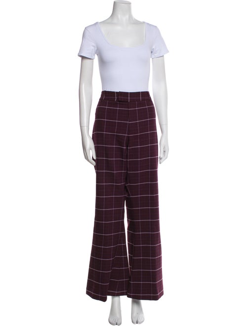 Smythe Plaid Print Pant Set
