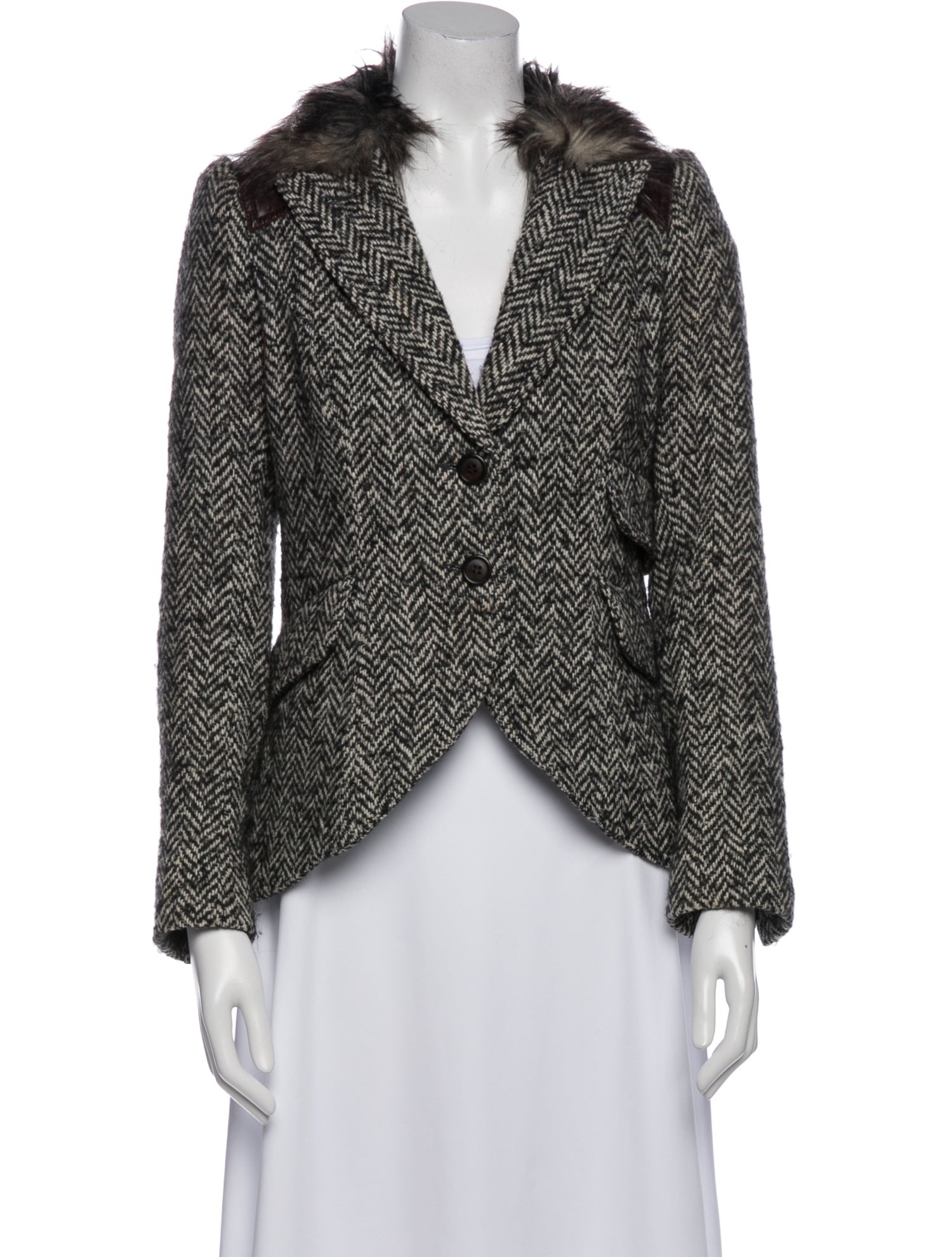 Smythe Wool Printed Blazer