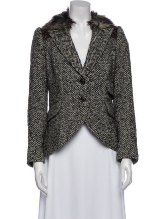Smythe Wool Printed Blazer