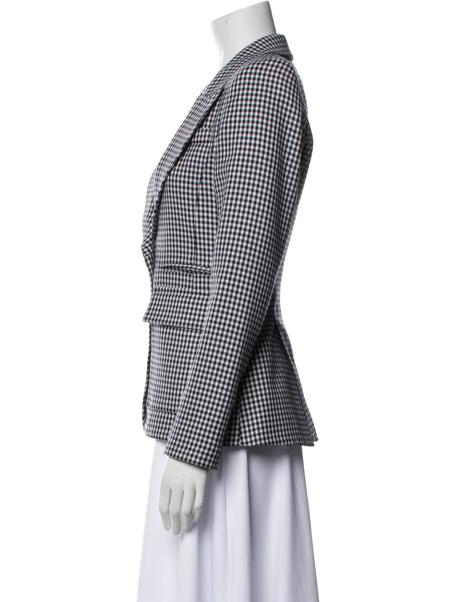 Smythe Plaid Print Blazer