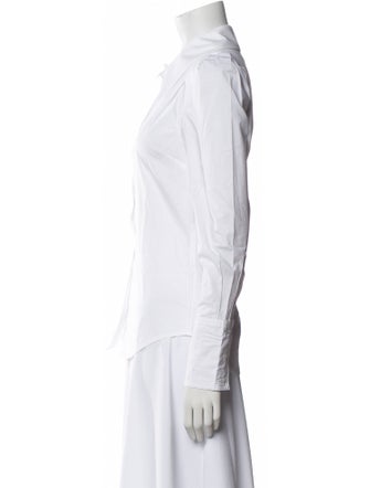 Smythe Long Sleeve Button-Up Top