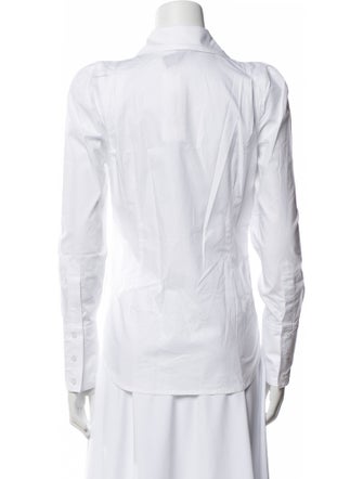 Smythe Long Sleeve Button-Up Top