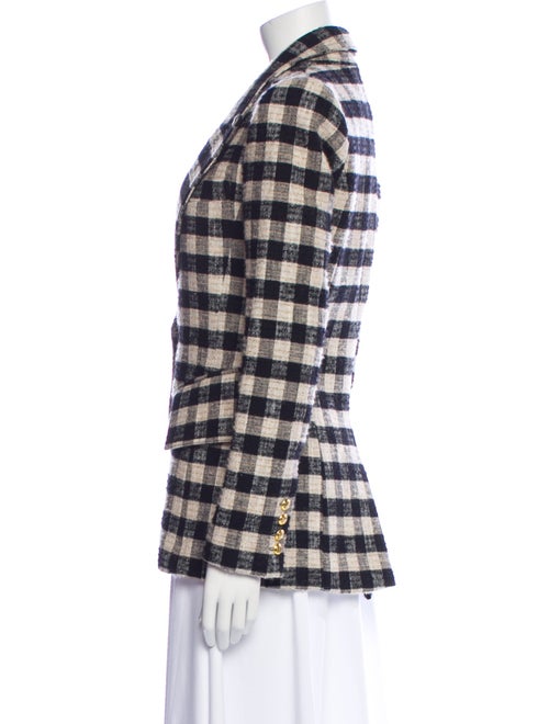 Smythe Plaid Print Blazer