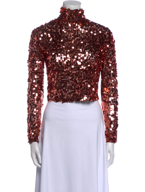 Smythe Mock Neck Long Sleeve Crop Top